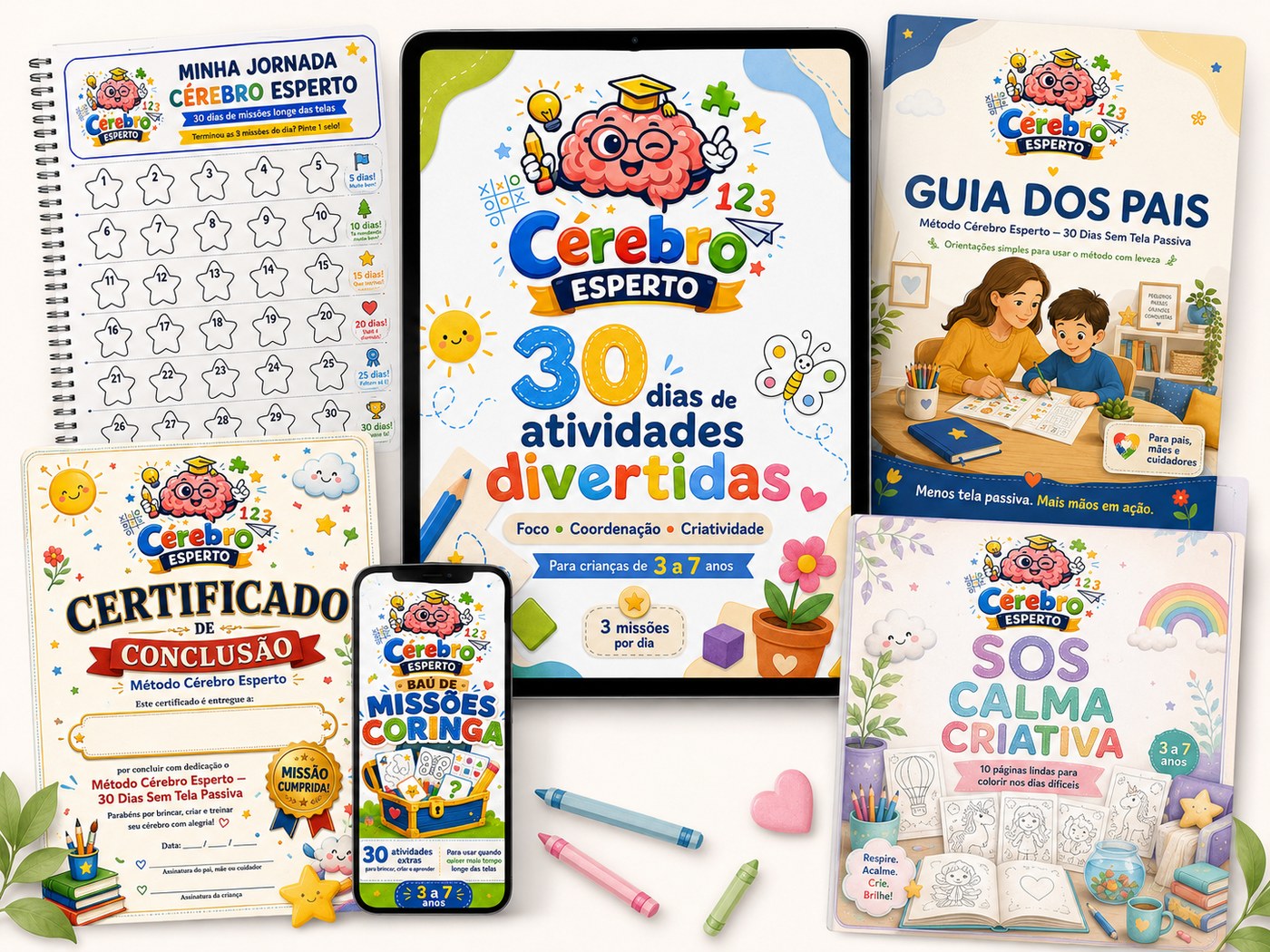 Tudo que você recebe: o método completo + os 3 bônus